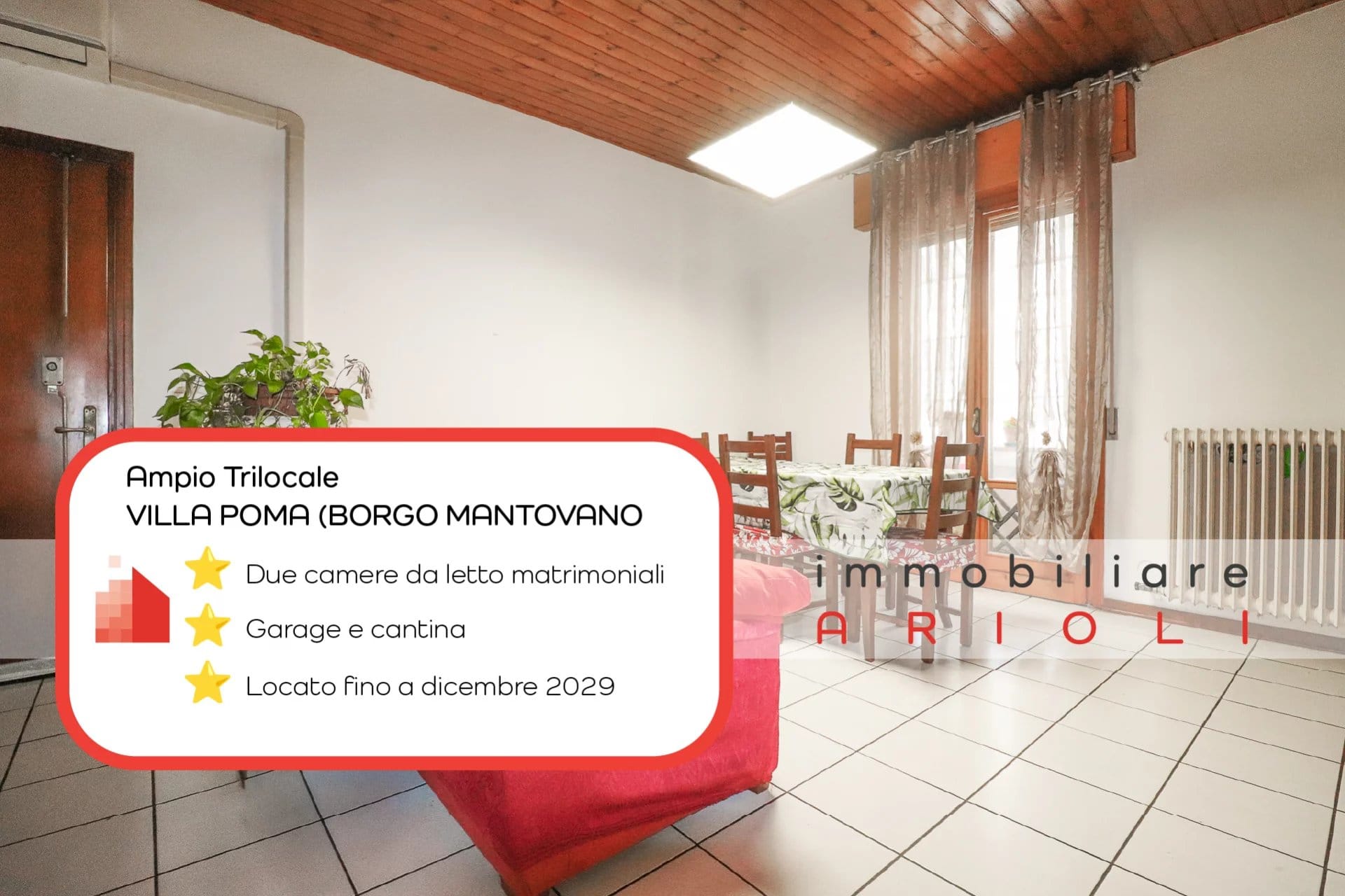 Trilocale a Villa Poma (Borgo Mantovano)